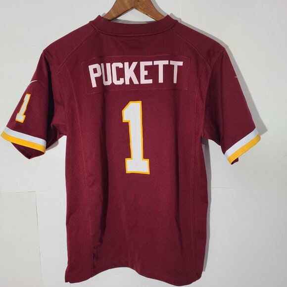 Nike On Field Washington Redskins Youth Large #1 Puckett Jersey VGUC - Picture 2 of 5